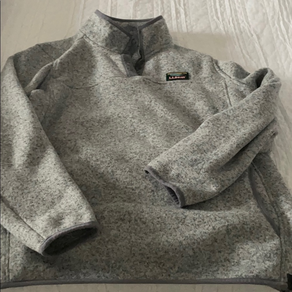LL Bean Sweater Fleece Pullover